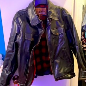 Heavy Leather Bomber Jacket